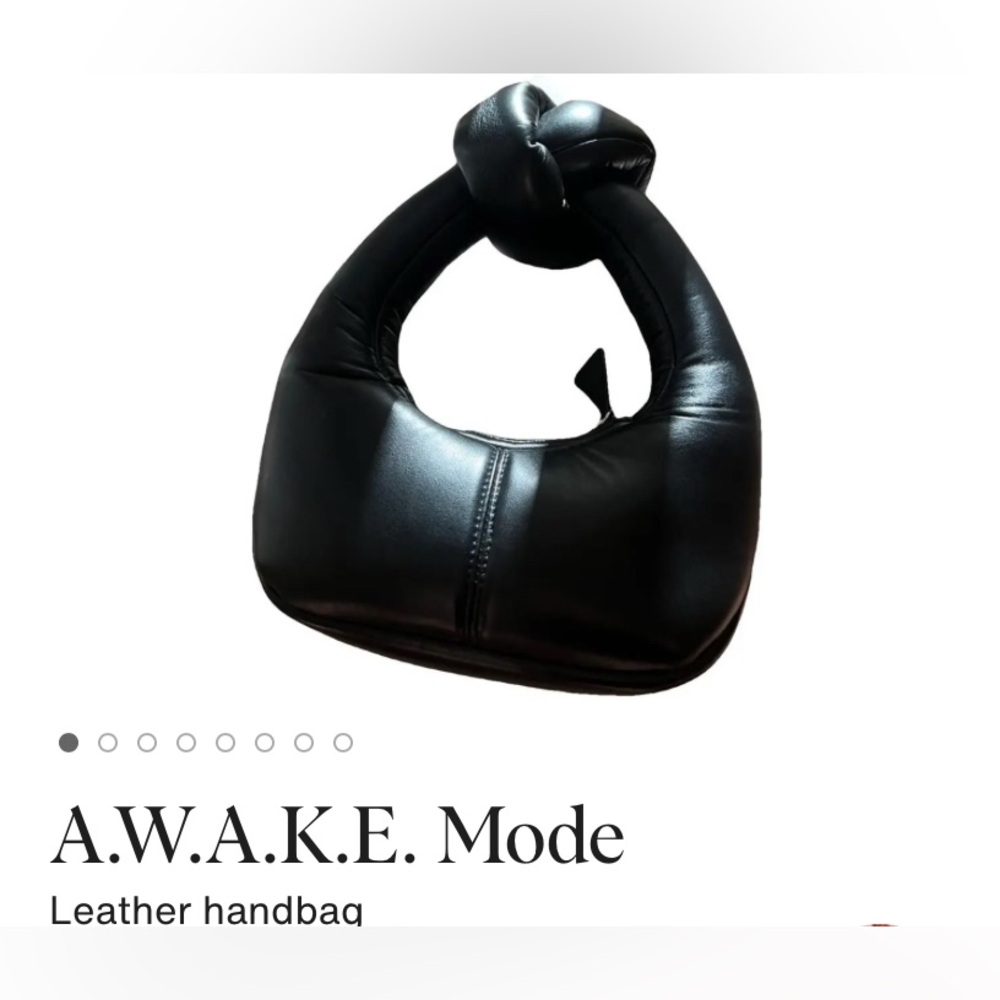 🔥NWT-WMN’s-Black Padded AWAKE- Abstract-Unique-Design-Handbag 🔥